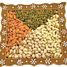 Bikanervala Rustic Indian Square Dry Fruit Tray